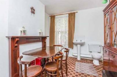 Dining room toilet