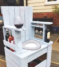 wine toilet seat